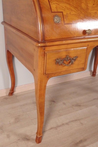 Rolltop-Schreibtisch im Regency-Stil, angelehnt an den Hache