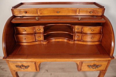 Rolltop-Schreibtisch im Regency-Stil, angelehnt an den Hache