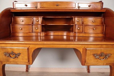 Rolltop-Schreibtisch im Regency-Stil, angelehnt an den Hache
