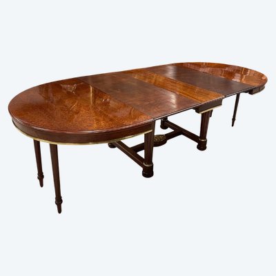 Mercier Frères Paris, table Louis XVI en acajou, vers 1870