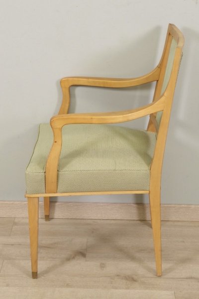 Paire de fauteuils Art Déco en sycomore, dans le goût de Jean Desnos