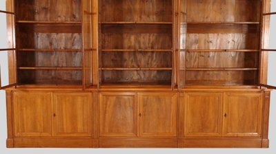 Grande libreria in noce in stile Impero con dodici ante - circa 1815