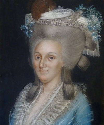 Portrait of a Lady of Quality, 18th Century Pastel