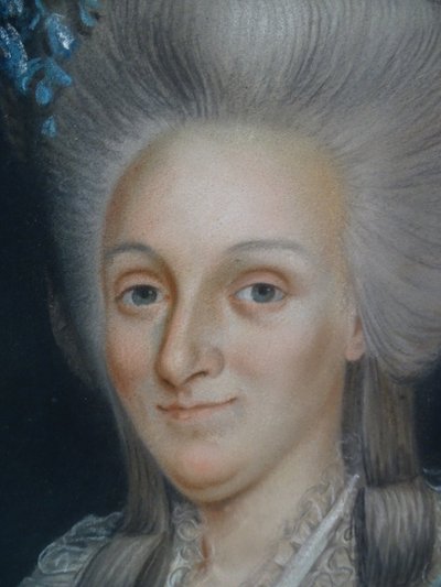 Portrait of a Lady of Quality, 18th Century Pastel