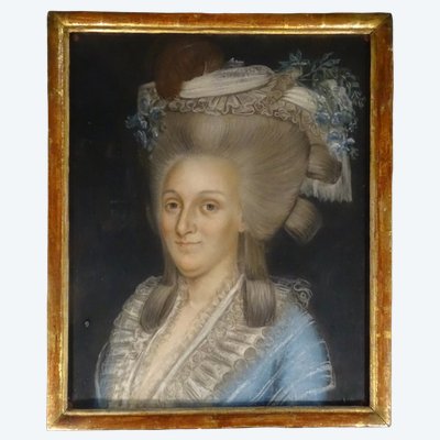 Portrait of a Lady of Quality, 18th Century Pastel