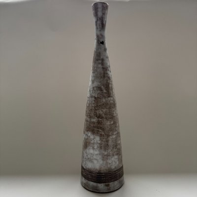 Flaschenvase von Alexandre Kostanda, Vallauris-Keramik, signiert