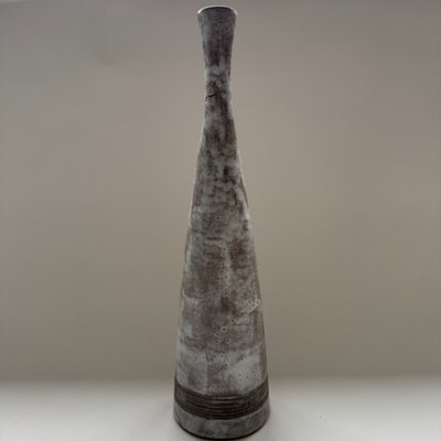 Flaschenvase von Alexandre Kostanda, Vallauris-Keramik, signiert