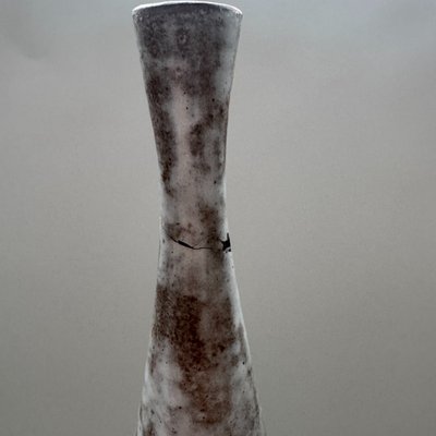 Flaschenvase von Alexandre Kostanda, Vallauris-Keramik, signiert