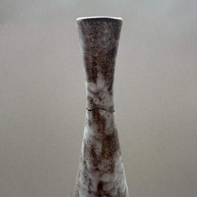 Flaschenvase von Alexandre Kostanda, Vallauris-Keramik, signiert
