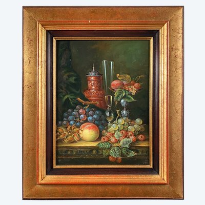 Still Life in the 17th-Century Style, oil on panel, 20th century