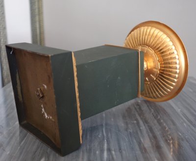 Pair of Empire-style cassolettes in patinated and gilt bronze - Restoration period