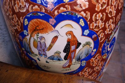 Grande coppia di vasi asiatici, 165 cm