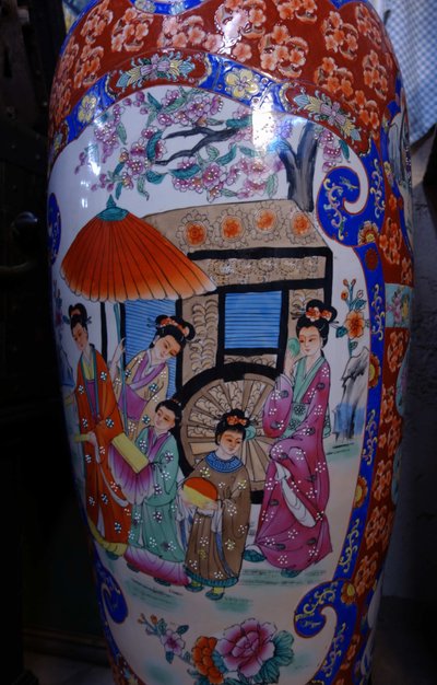 Grande coppia di vasi asiatici, 165 cm