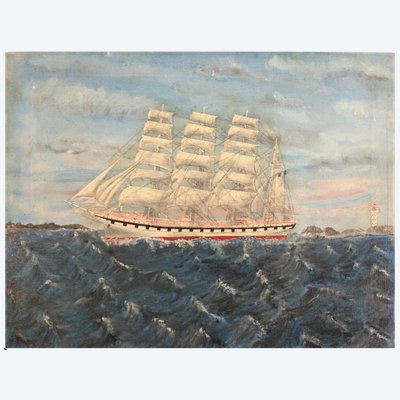 Marine, Huile sur toile 