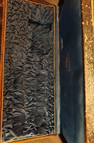 2-piece silver fish-serving cutlery set, Napoleon III, 19th century 