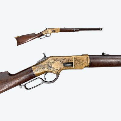 WINCHESTER MODEL 1866 RIFLE, "YELLOW BOY" – FACTORY-ENGRAVED & PROVENANCE