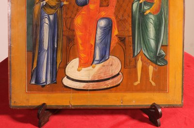 19th-century Russian Orthodox Icon – The Deesis