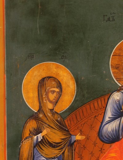 19th-century Russian Orthodox Icon – The Deesis