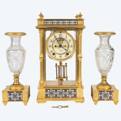 Kaminverzierung, Manufacture Ansonia Clock Co., New York, USA – Ende des 19. Jahrhunderts