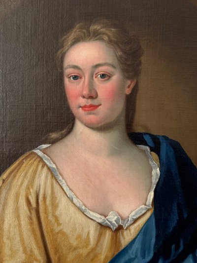 Ritratto di una dama di alto rango, scuola francese, XVIII secolo.