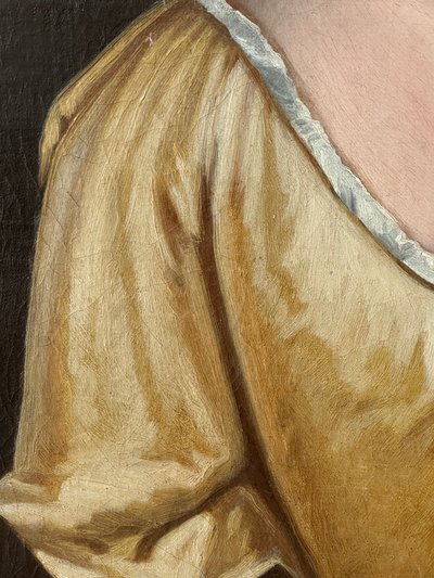 Ritratto di una dama di alto rango, scuola francese, XVIII secolo.