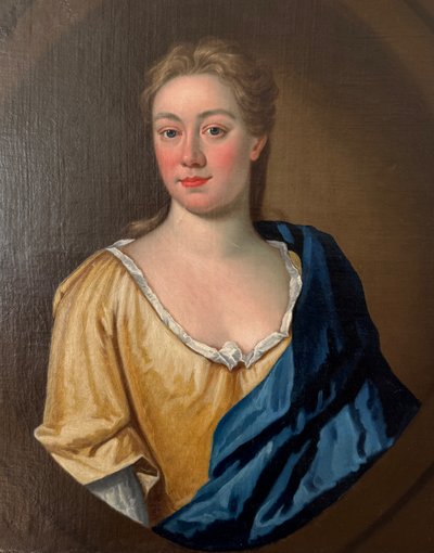 Ritratto di una dama di alto rango, scuola francese, XVIII secolo.