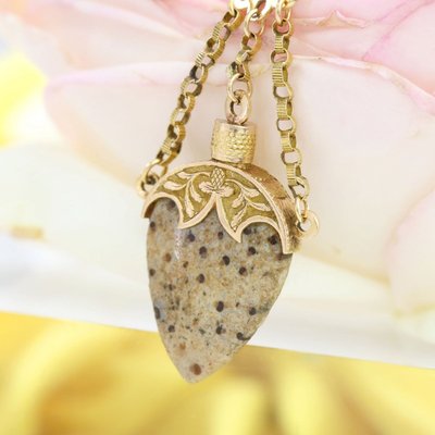 Pendentif ancien outre antique jaspe