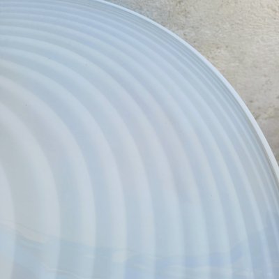 Lampada a sospensione a spirale in vetro di Murano, design anni '70
