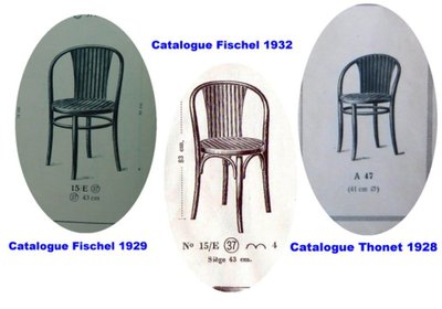 Chaise Fischel N°15E, vers 1915, no Thonet