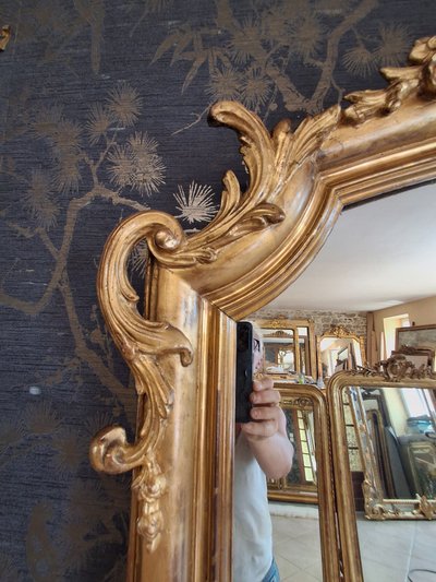 Miroir époque XIX 186 x 126