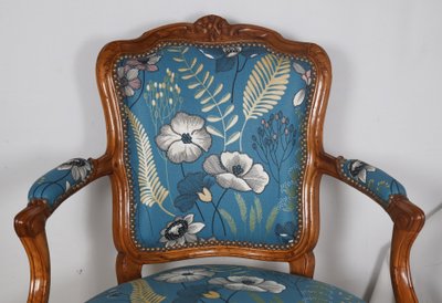 Pair of cabriolet chairs stamped NOGARET circa 1750