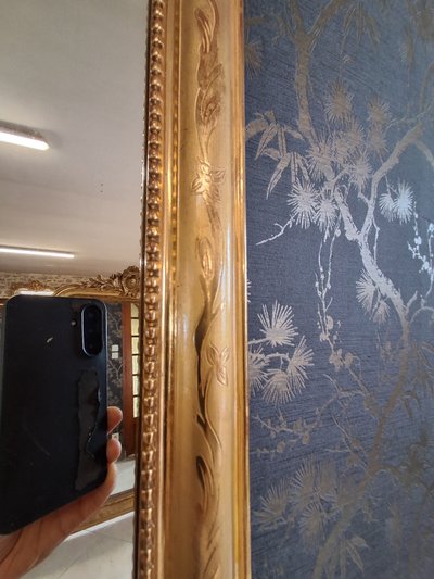 Miroir dit " entre deux" louis Philippe 179x 55