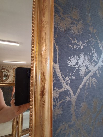 Miroir dit " entre deux" louis Philippe 179x 55