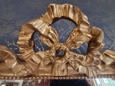 Miroir dit " entre deux" louis Philippe 179x 55