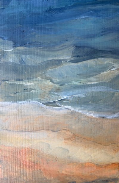 Isabelle Hennessy, Atlantic, oil on panel