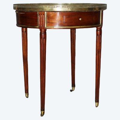 Bouillotte-Tisch aus Mahagoni im Louis XVI-Stil, 18. Jahrhundert