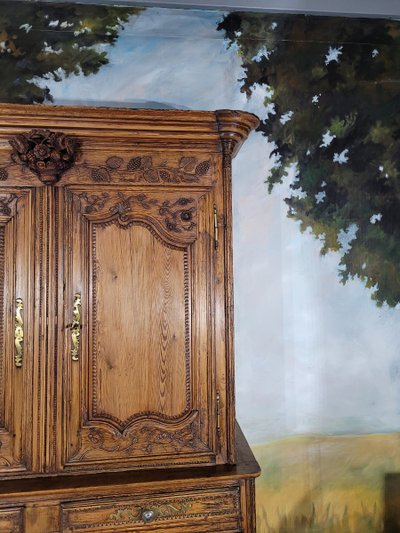 Zweiteiliges Bergbuffet aus Tanne