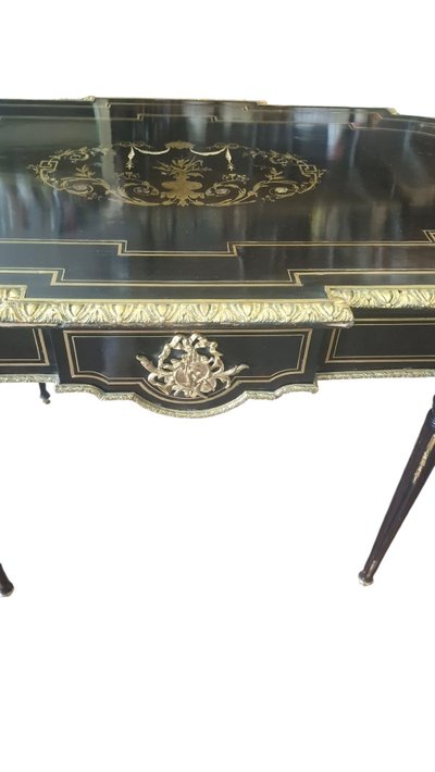 Table boulle époque Napoléon III 