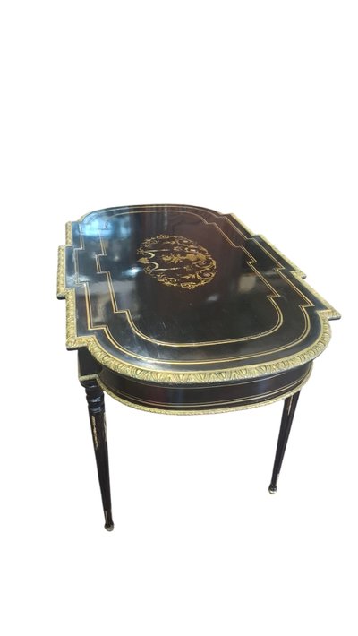 Table boulle époque Napoléon III 