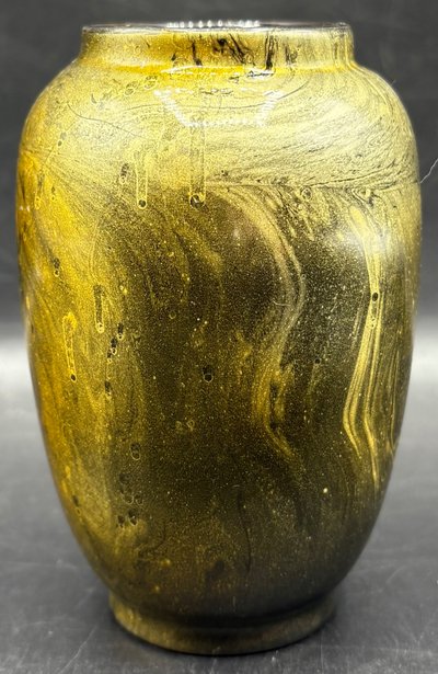 VASE BOIS LAQUÉ D’ASIE