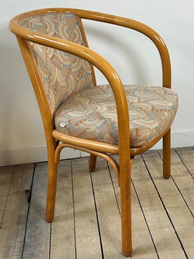 Ensemble de 6 chaises-fauteuils Baumann France 1980'S
