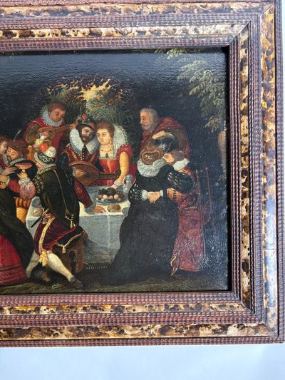 Attribué à David VINCKBOONS  (1576-1629) Ecole flamande du XVIIème siècle, Huile sur panneau