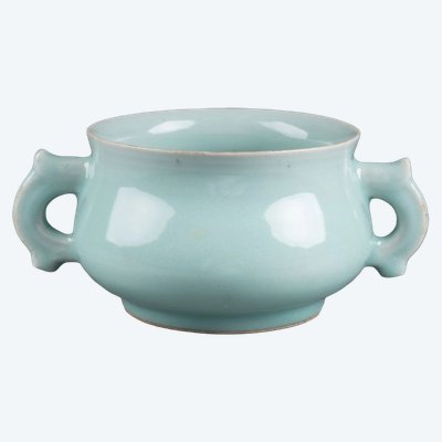 Räuchergefäß aus Celadon-Porzellan – Qing-Dynastie – 19. Jahrhundert – China