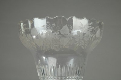 Stunning Centerpiece, Gilded Bronze and Cut Crystal