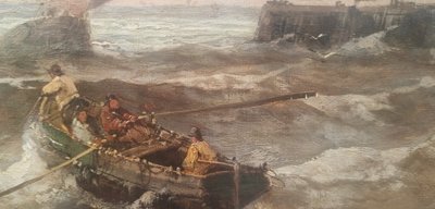 Jean MAZZELLA - Entrée d'un port en Normandie