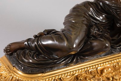 Importante et spéctaculaire Garniture de cheminée, signée RAINGO et Picard