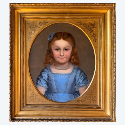 Ritratto di una bambina, datato 1874, di Elie-Joseph Laurent.
