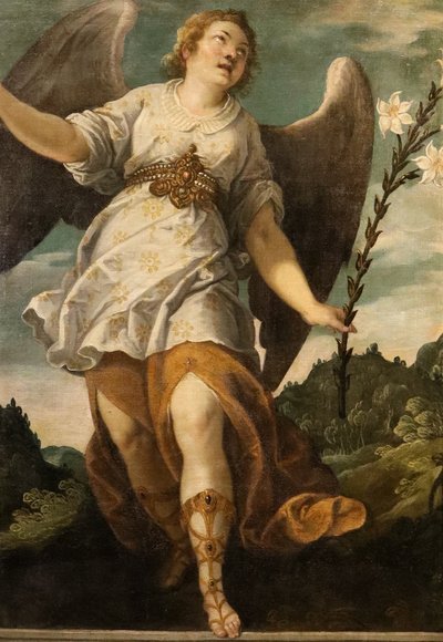 L'ange annonciateur, Bartolomé Román (Montoro, vers 1587 – Madrid, 1647)