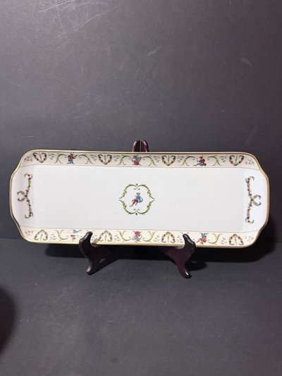 Servizio da dessert in porcellana di Limoges di Philippe Deshoulières – modello "Sogni del XVIII secolo"