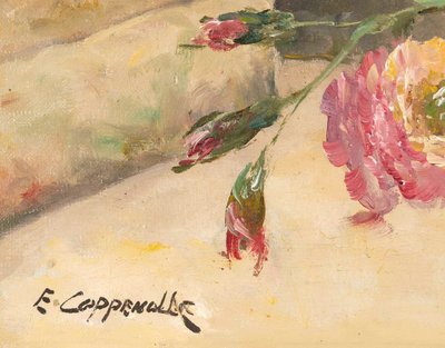 Edmond Van Coppenolle (1846–1914) – Großes Stillleben mit Blumen